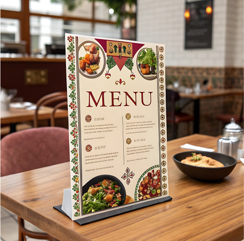 Restaurant Menus portfolio work by Raistard