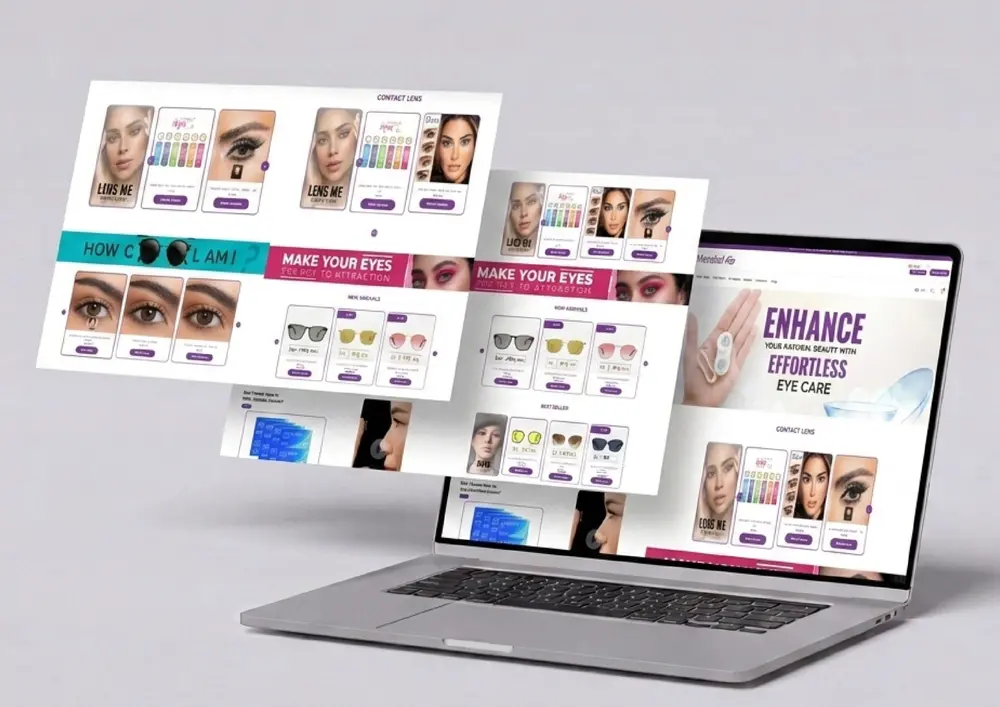Raistard Website design / 02 portfolio board
