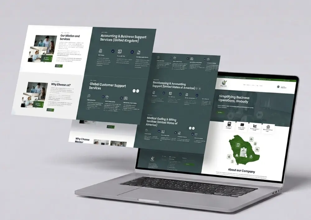 Raistard Website design / 05 portfolio board