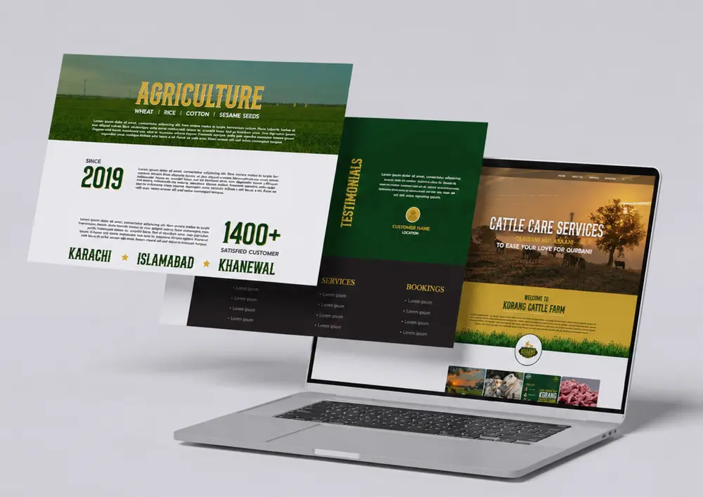 Raistard Website design / 08 portfolio board